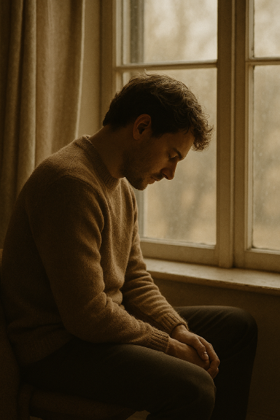 Person in contemplation